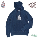 ONEDROP��LOGO PULL OVER PARKA�ס�INDIGO��