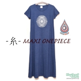 <img class='new_mark_img1' src='https://img.shop-pro.jp/img/new/icons20.gif' style='border:none;display:inline;margin:0px;padding:0px;width:auto;' />【SALE】ONEDROP「-糸- MAXI ONE PIECE」【VINTAGE NAVY】