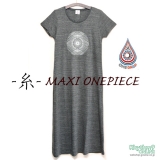 ONEDROP「-糸- MAXI ONE PIECE」【MIX CHARCOAL】