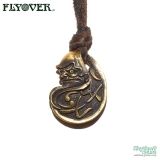FLYOVER「怒達磨」真鍮/ブラスペンダント
