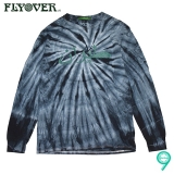 FLYOVER「FLY」LSS-Tee/ブラックタイダイ