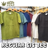 A HOPE HEMP「REGULAR S/S HEMP TEE」ヘンプコットンTシャツ