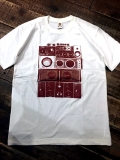 Import『speaker』Art T-shirt(White)